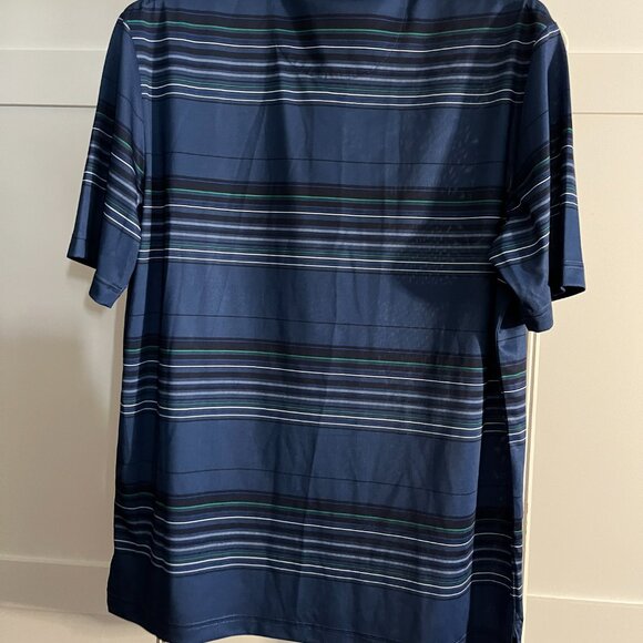 BNWT CALLAWAY Short Sleeve Performance Polo in blue striped (M) - Picture 3 of 5